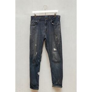 Patagonia Men’s Cotton Jeans 32x34 – Slim Straight – Paint Splatter Workwear